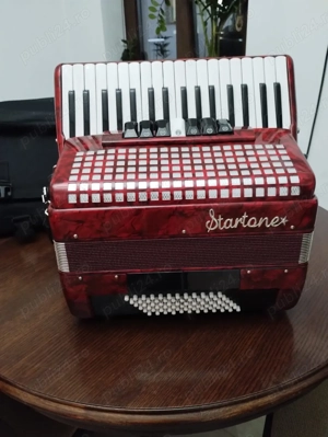 Acordeon Startone 72 Bași 7 Registre+2 La Bași Import Germania
