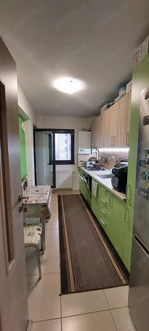 Apartament 2 camere Chiajna mobilat complet balcon inchis etaj 2 - imagine 3