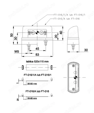 Lampi numar led Fristom FT 016 - imagine 5