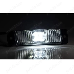 Lampa gabarit 100x32, LED, alba, cu suport urechi, 12-36V, FT-017 Fristom - imagine 4