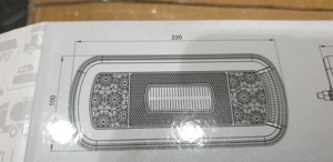 Lampa spate 220x100, 6 functii, cu mers inapoi si numar, LED, FT-130 Fristom, FT 130 - imagine 4