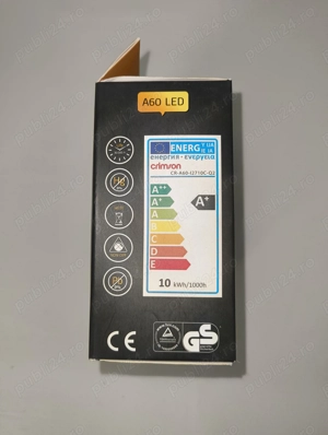 Bec LED CRIMSON A60, 10W, 900 lm, E27, 3000K   Durată de viață 30 de ani - imagine 3