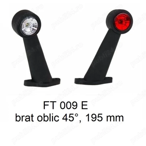 Lampă gabarit cu brat drept 88 mm FT-009 A - LED Fristom - imagine 4