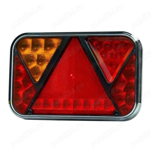 Lampa spate 200x130, LED, 6 functii, cu numar si mers inapoi, FT-270 Fristom, FT 270 cu cablu