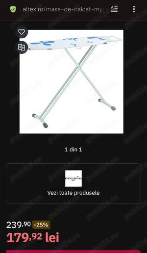 vând masă de călcat rezistentă și practică! - imagine 2