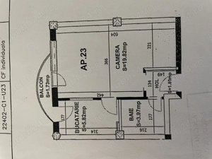 Vand apartament cu o camera