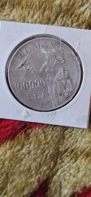 monedă 100,000 lei 1946 