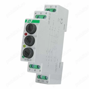 Indicator de Tensiune Trifazat F&F LK BZ 3K, 3 230V AC, Montaj pe Șină DIN, IP20 - imagine 2