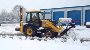 Deszăpezire cu Bobcat, Buldoexcavator București,Ilfov  Evacuare Zăpadă