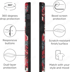 Husă iPhone 11 Pro   Richmond & Finch Samba Red Leopard   Protecție Premium & Design Exclusiv - imagine 2