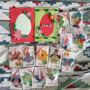 Mărțișoare handmade quilling 
