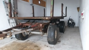 Remorca 12 tone, cu un cilindru, basculare pe trei parti - imagine 3