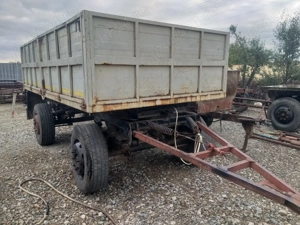 Remorca 12 tone, cu un cilindru, basculare pe trei parti - imagine 2