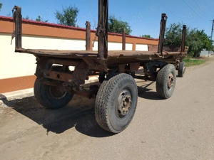 Remorca 12 tone, cu un cilindru, basculare pe trei parti - imagine 7