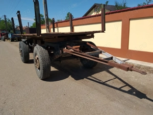 Remorca 12 tone, cu un cilindru, basculare pe trei parti - imagine 8