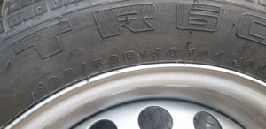 195 50 13 C SECURITY, roata rezerva noua pt trailer/remorca/platforma - imagine 4