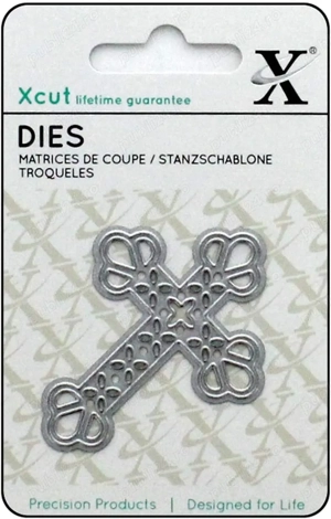 Matriță pentru tăiere hârtie și carton- Xcut   Mini Die  Cross , 1 bucată, oțel carbonizat 