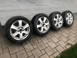 Jante Vw, Audi  5X112  + Anvelope Iarna 205/55/R16 - imagine 2