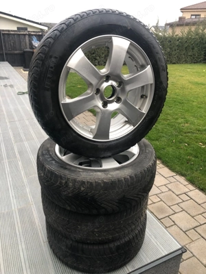 Jante Vw, Audi  5X112  + Anvelope Iarna 205/55/R16