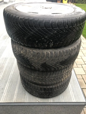 Jante Vw, Audi  5X112  + Anvelope Iarna 205/55/R16 - imagine 6
