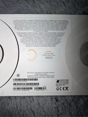 Apple Watch Ultra 49mm Titanium   100% battery - imagine 3