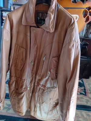 Jacheta Haină 3 4 size 50-52 din piele groasă fină - 800 lei