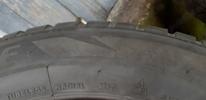 2 anvelopă 215/55 R17 Bridgestone M+S cauciucuri 215 55 17 MS - imagine 3