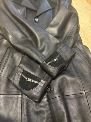 Haină piele damă - imagine 4