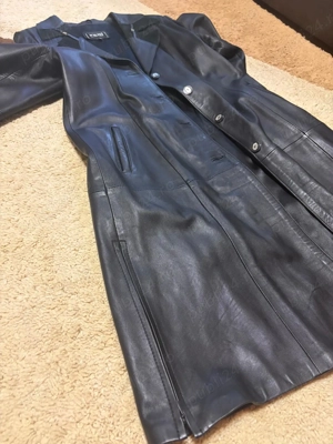 Haină piele damă - imagine 3