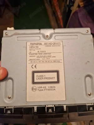 Navigatie Toyota Hilux 2014 Originala - imagine 3