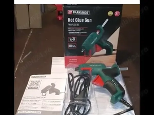 Pistol de lipit la temperatura joasa Parkside PNKP 1-5 B1, cu batoane silicon - imagine 2