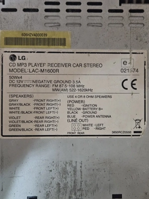 Vind casetofon CD  MP 3 LG - imagine 5