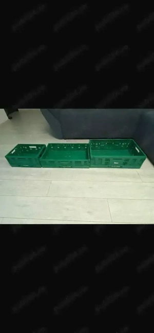 Lăzi de plastic pliabile