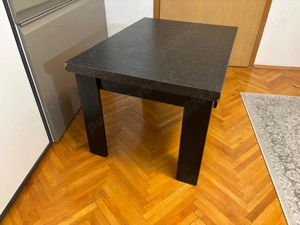 Masuta neagra, solida cu blat de calitate - imagine 2