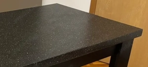 Masuta neagra, solida cu blat de calitate - imagine 4