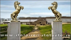 Statuetă căluț mic, auriu patinat, model S37. - imagine 5