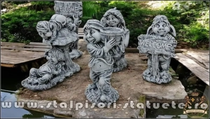 Statuete troli, pitici, spiriduși, de grădină.