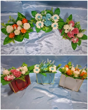 Aranjamente cu flori din ceară