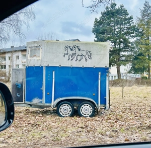 Remorca pentru 2 cai sau animale 