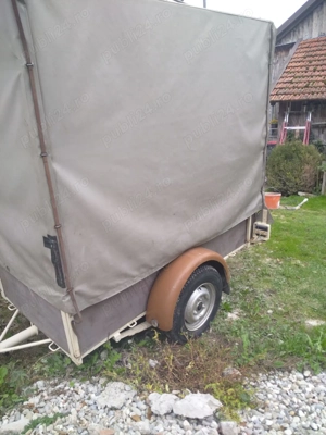 Remorca cu prelata 2lung 110 lat 170 inalta  - imagine 2