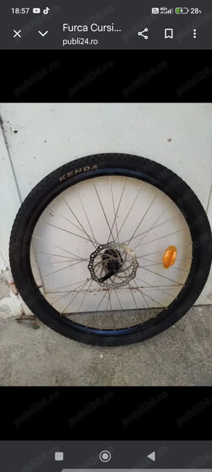Pedale Cursiera Shimano,Roata 26 cu dis de Frîna - imagine 5