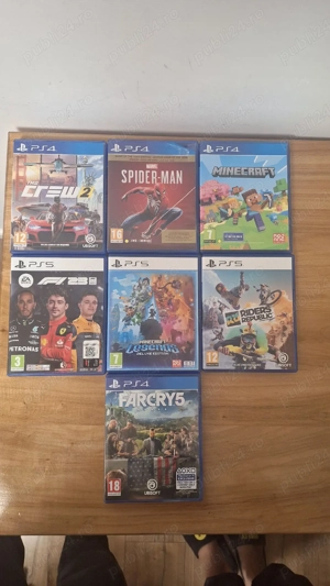 Vand Ps5 Disc Edition, plus doua console plus 7 jocuri - imagine 3