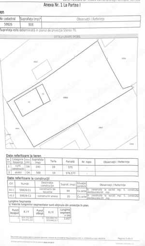 Teren-Com Cernica, sat Tanganu-808 metri pătrați - imagine 4