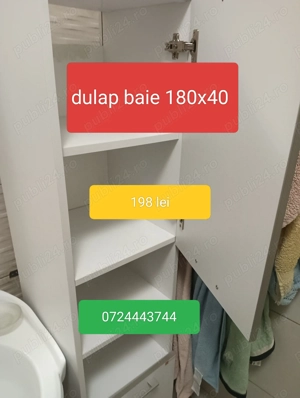 Dulap alb baie stare grozavă 