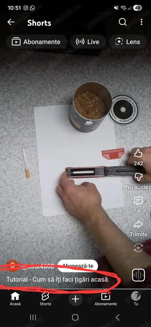 Aparat pt fabricat țigări 2 bucăți = 59 lei - imagine 2