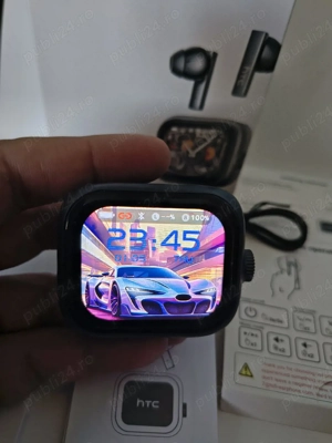 Căști Bluetooth True Wireless HTC Smart AI Translator Titanium Black  - imagine 4