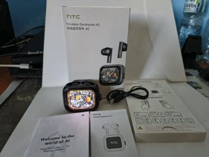 Căști Bluetooth True Wireless HTC Smart AI Translator Titanium Black 