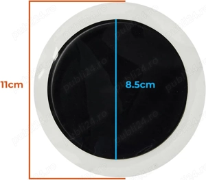 Suport Magnetic Negru pentru Permis de Parcare – Compatibil cu Toate Parbrizele Auto - imagine 3