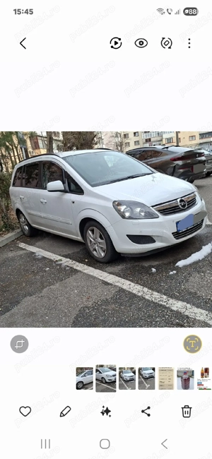 Vânzare opel zafira b  - imagine 3