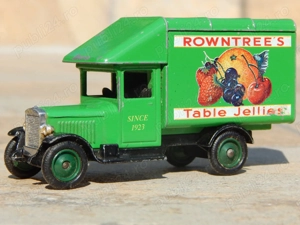 Macheta Morris Parcel Van 1930 Aniversare 70 ani Rowntrees Jelly Lledo 1993 uzata